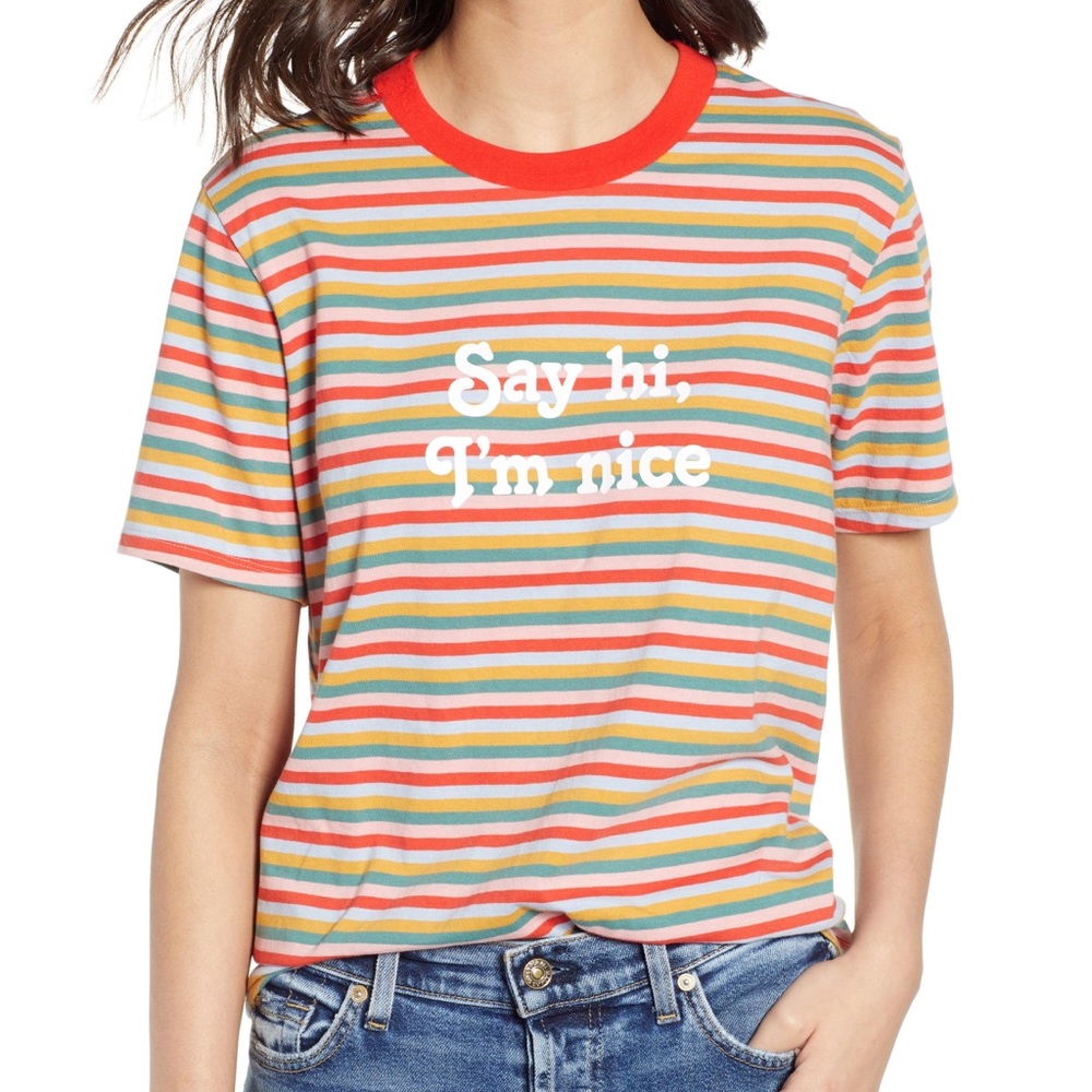 Ban.do Say Hi, I’m Nice Tee LIKE NEW